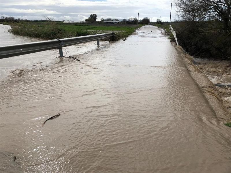 El temporal "Félix" continúa arrasando con los ríos en máximos de caudal