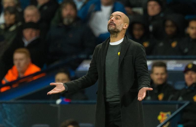 Guardiola fue multado por haber "desafiado" a la Federación Inglesa