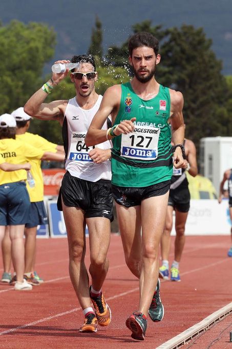 Álvaro Martín y María Pérez campeones de España de 20 km marcha