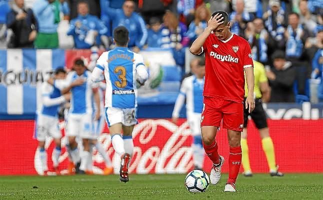 El Sevilla, suspenso en reacción