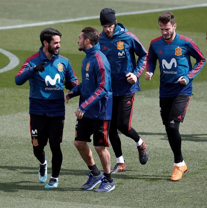 España ya prepara el duelo ante Argentina sin Silva