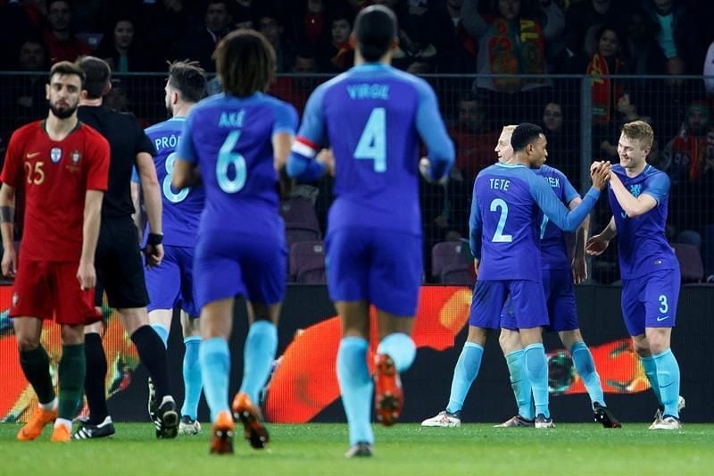 0-3: Holanda avisa a Portugal con tres zarpazos