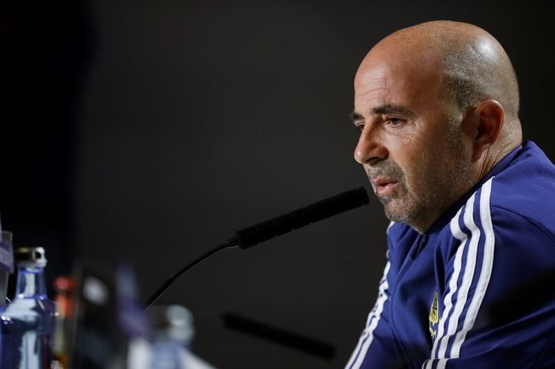 Sampaoli: "Messi está bien para jugar"