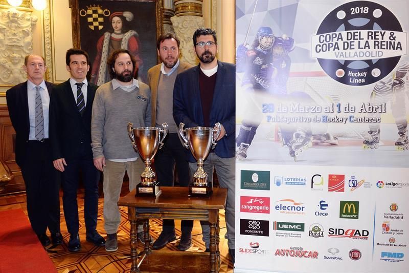 Valladolid aspira a dejar en la ciudad los títulos de Copa del Rey y Reina de Hockey en Línea
