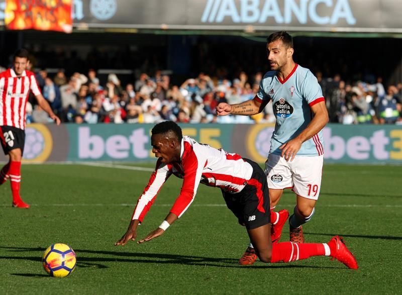 El Athletic quiere tercera victoria consecutiva ante el Celta en San Mamés