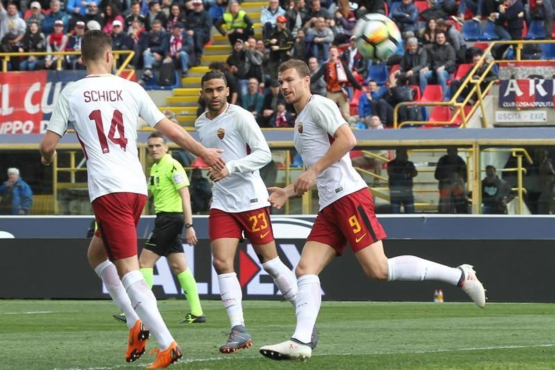 1-1. Dzeko salva un punto para la Roma antes de la visita al Barcelona