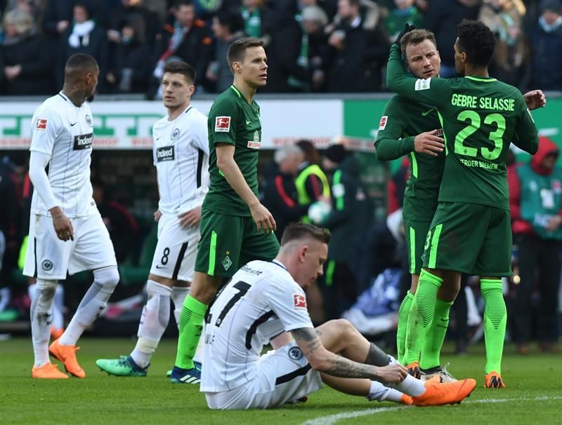 El Werder Bremen complica al Eintracht Fráncfort