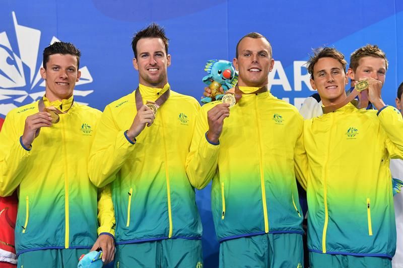 Australia domina con claridad el medallero tras la segunda jornada
