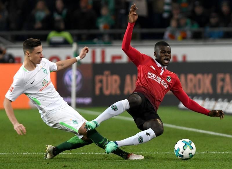 El Hannover gana al Werder Bremen y rompe la racha de cinco derrotas seguidas