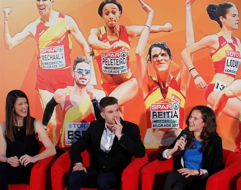 Ruth Beitia y Adel Mechaal, mejores atletas españoles de 2017