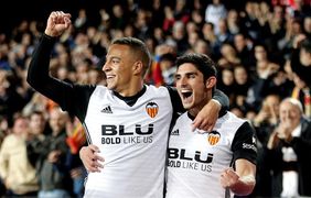 1-0. Un cabezazo de Rodrigo pone tercero al Valencia