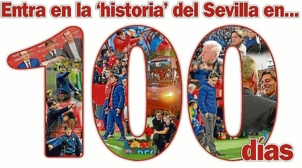 Montella entra en la 'historia' del Sevilla en 100 días