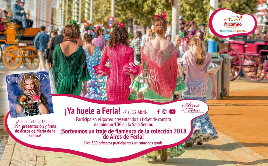Alcampo Tamarguillo celebra la Feria de Abril con su Campaña 'A bailar 2018'