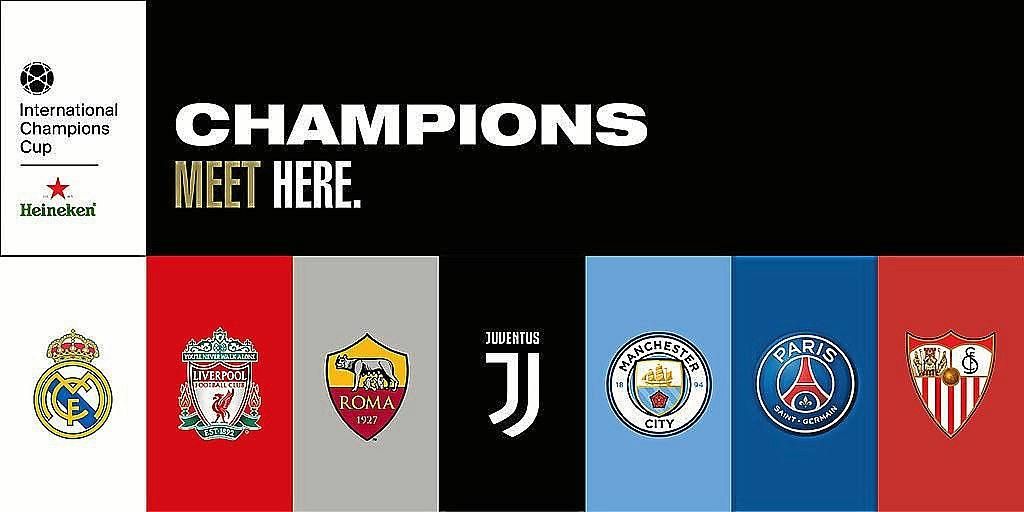 Benfica, Chelsea e Inter, rivales del Sevilla en la International Champions Cup
