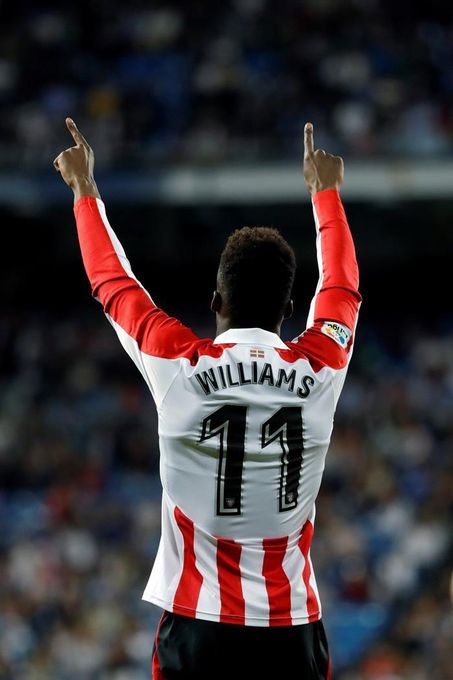Williams da ventaja al Athletic en el Santiago Bernabéu al descanso (0-1)