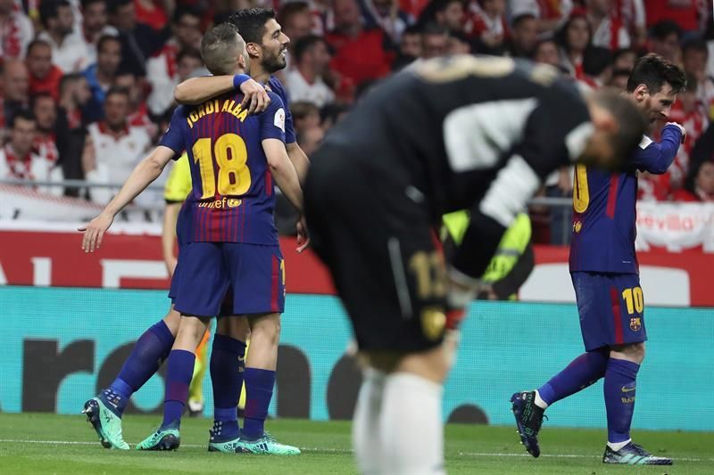 El Sevilla se estanca en 5 títulos tras perder las últimas finales ante el Barça
