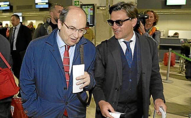 Reunión Castro-Montella en el Sánchez-Pizjuán