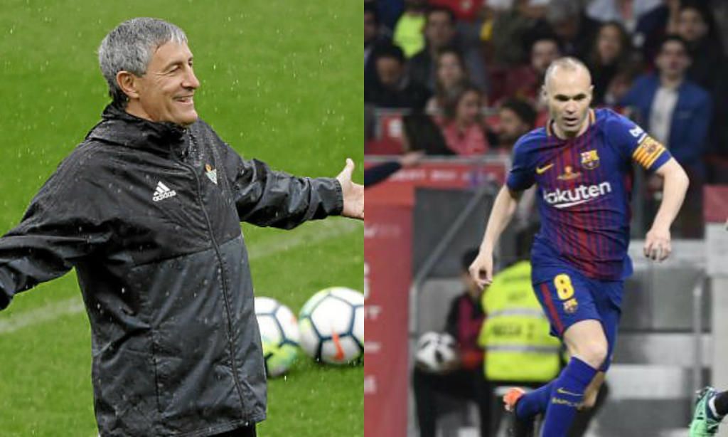 Setién: "Iniesta, vente al Betis"