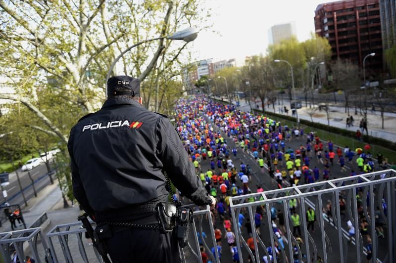 Kenia arrasa en el maratón de Madrid
