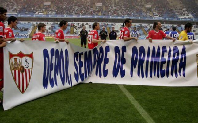 El Dépor encomienda su milagro a sus hermanos de Sevilla