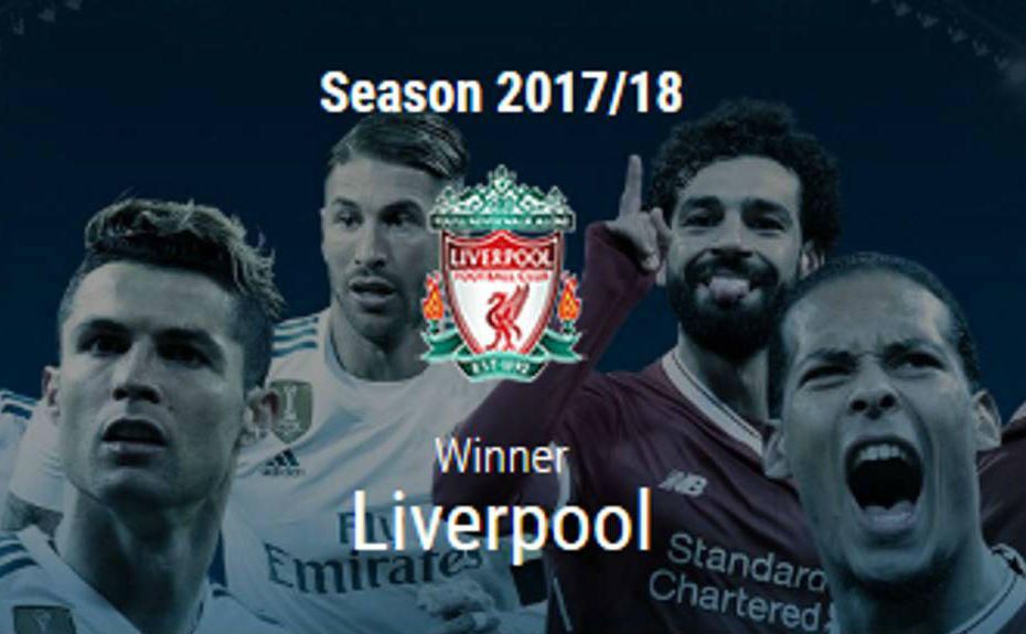 La web de la UEFA proclama campeón al Liverpool antes de tiempo