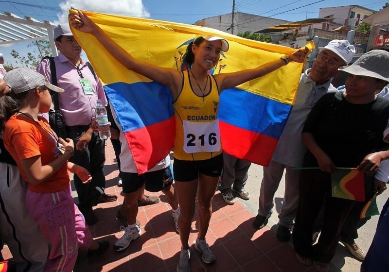 El equipo femenino de Ecuador, subcampeón de la marcha larga en China