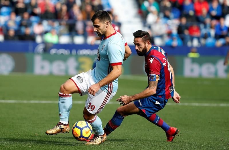 El Celta cierra la "era Unzué" frente a un Levante lanzado