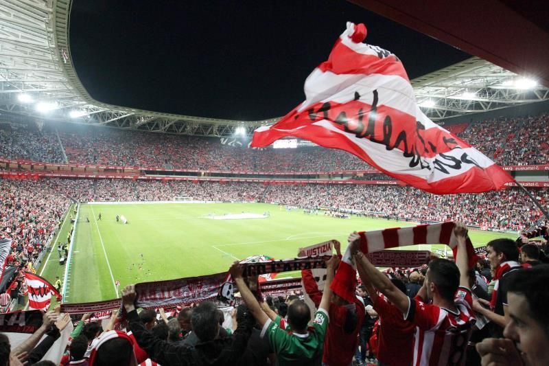 La asistencia a San Mamés en Liga cae un 9%, una media de 3.700 espectadores