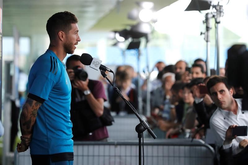 Ramos, sobre la ausencia de Morata: "Volverá más pronto que tarde"
