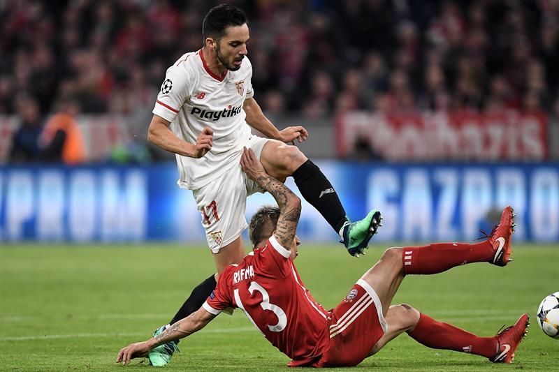 Sarabia: "¿El Atlético de Madrid? Estoy muy a gusto en el Sevilla"