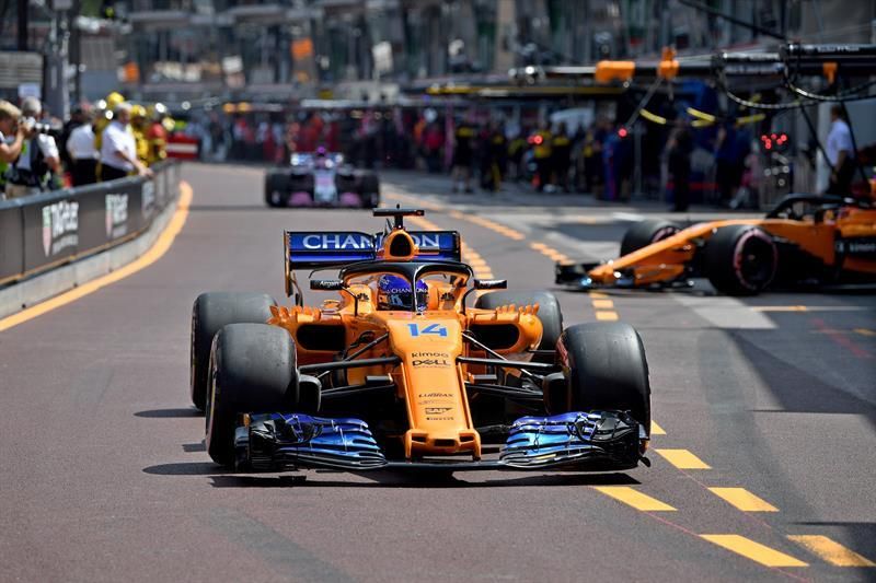 Alonso y Sainz se clasifican entre los diez primeros en Mónaco