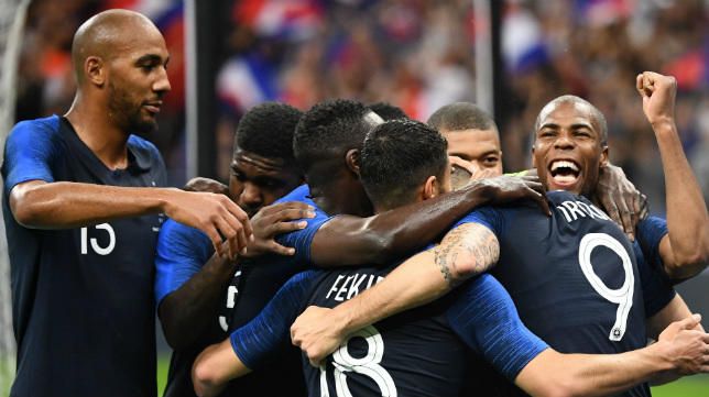 2-0: Nzonzi se divierte con la 'versión B' de Francia