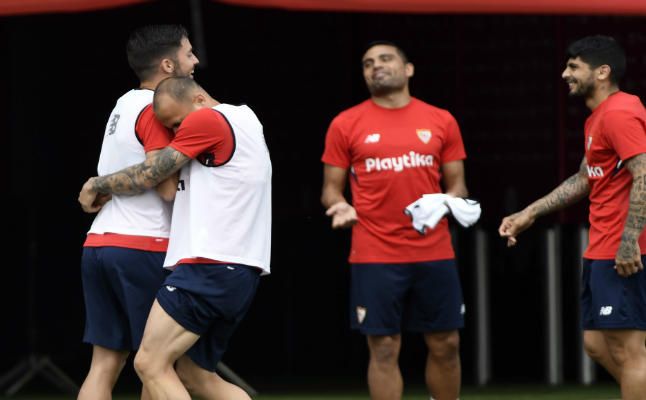 Pablo Sarabia: "Estoy muy a gusto en el Sevilla"