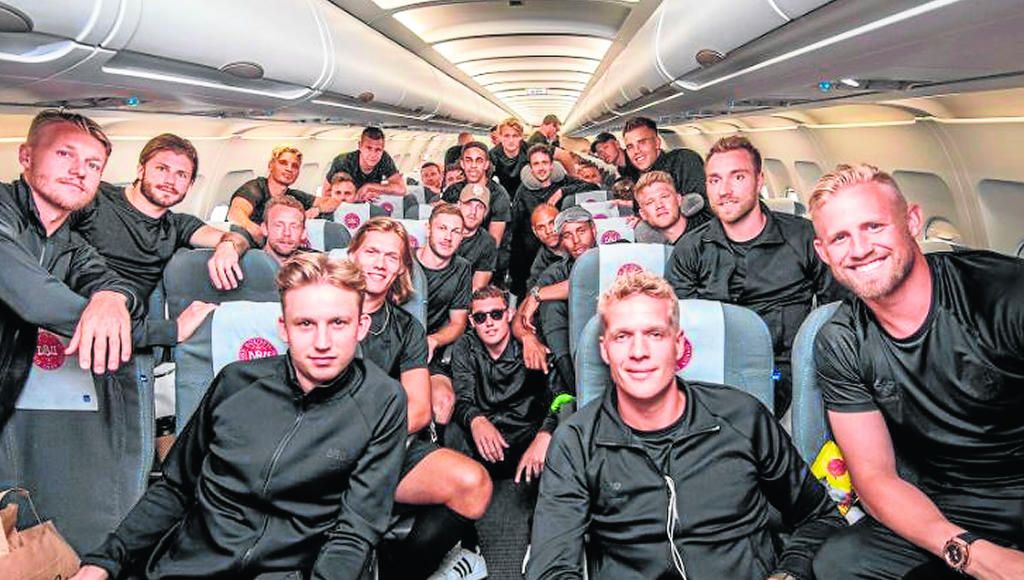 Luis Muriel, Layún y Kjaer llegan a Rusia