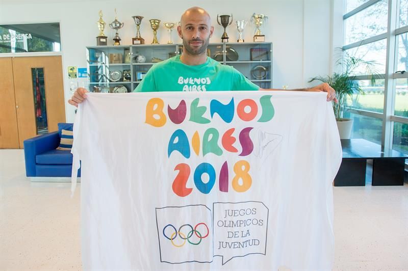 Javier Mascherano, nuevo embajador de los Juegos de la Juventud Buenos Aires 2018