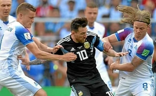 1-1: Islandia humaniza a Messi