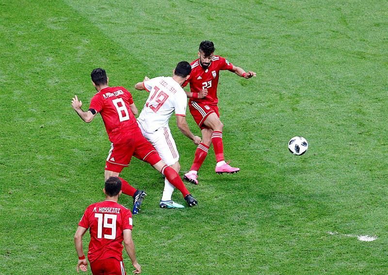 0-1. El fútbol castiga a Irán