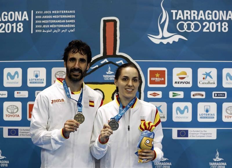 Pablo Abián logró el oro y Beatriz Corrales la plata en finales de bádminton