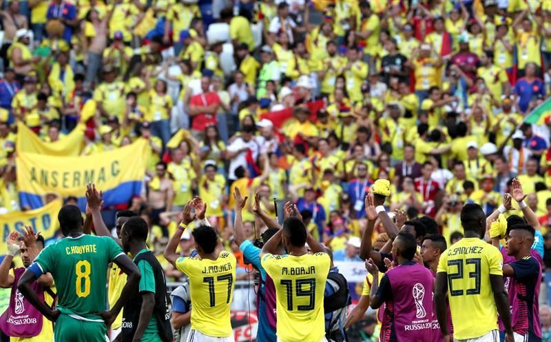 Colombia-Inglaterra y Bélgica-Japón completan los octavos de final