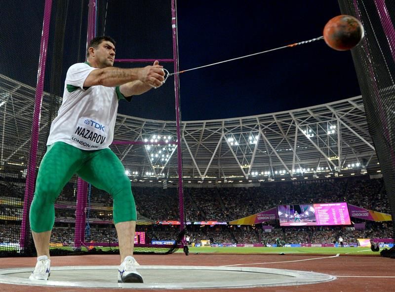 El campeón olímpico Nazarov vence en lanzamiento de martillo en el GP de Brasil de Atletismo