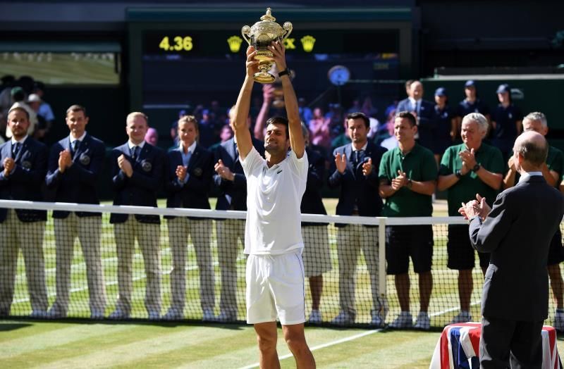Novak Djokovic vence a Kevin Anderson y gana Wimbledon por cuarta vez