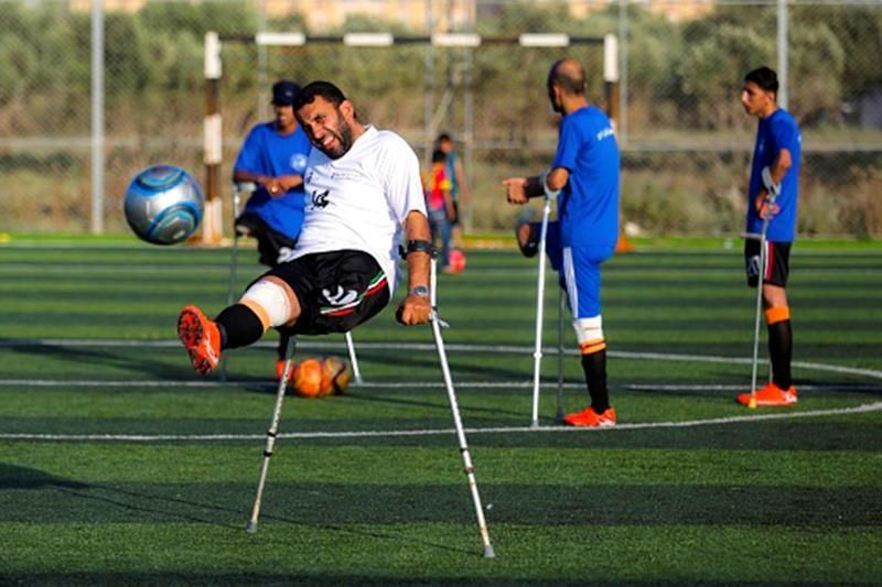 Equipo de fútbol de amputados de Gaza espera unirse al campeonato mundial