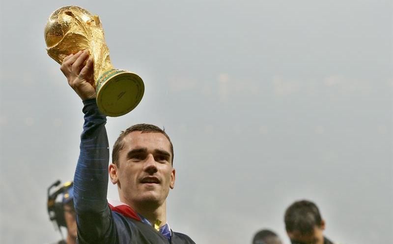 Griezmann festeja el Mundial en su Macon natal