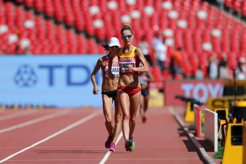 Raquel González se lleva el primer título, en 10.000 m marcha