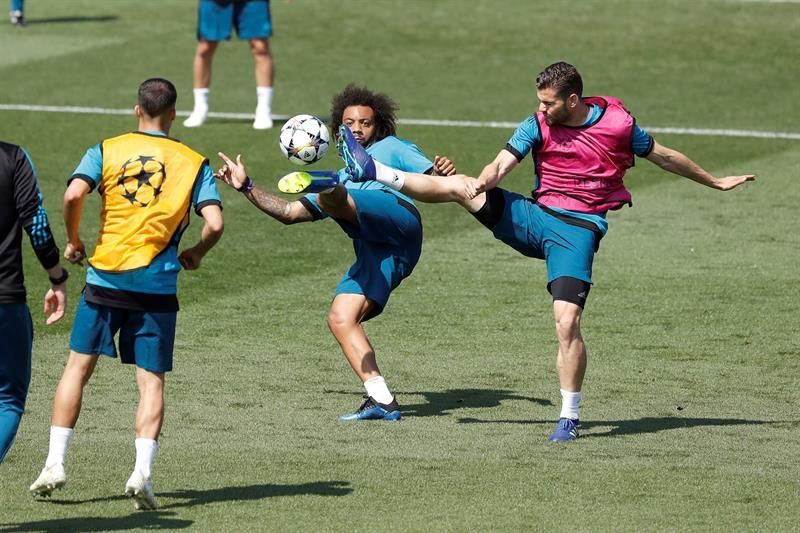 El Real Madrid termina el trabajo de la semana con un partido