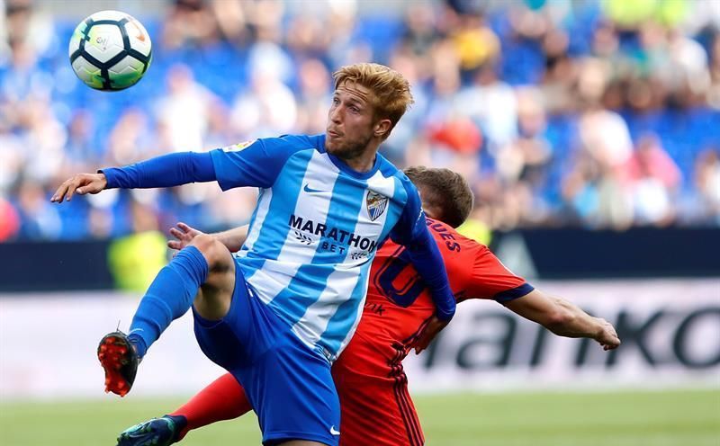 El Málaga cede a Keko Gontán al Valladolid hasta final de temporada