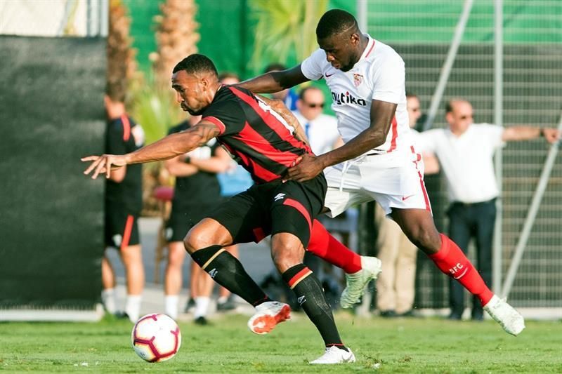 Amadou trabaja parcialmente con el grupo aunque es duda para el Ujpest