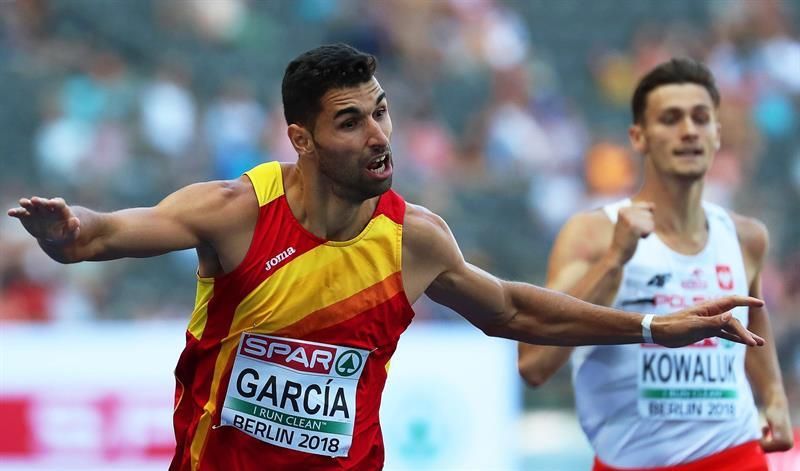 Samuel García correrá semifinales de 400 con Husillos y Búa