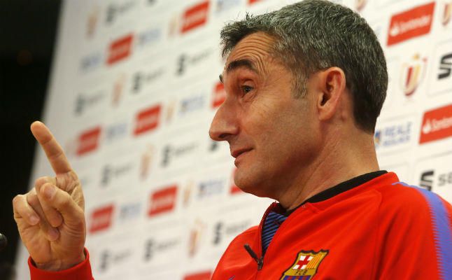 Valverde perfila su once para medirse al Sevilla