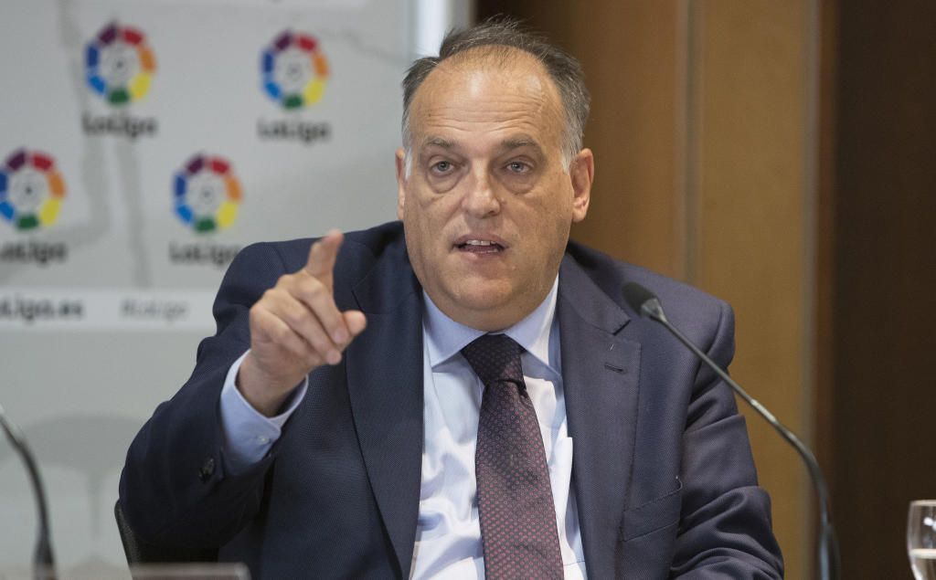 Tebas apoya al Sevilla en el caso de los extracomunitarios
